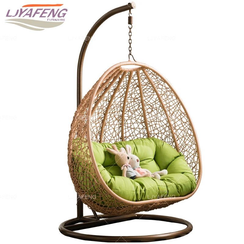 Two person.Hanging chair swing swing cane chair, sofa vine outdoor chair, swing basket.The bird