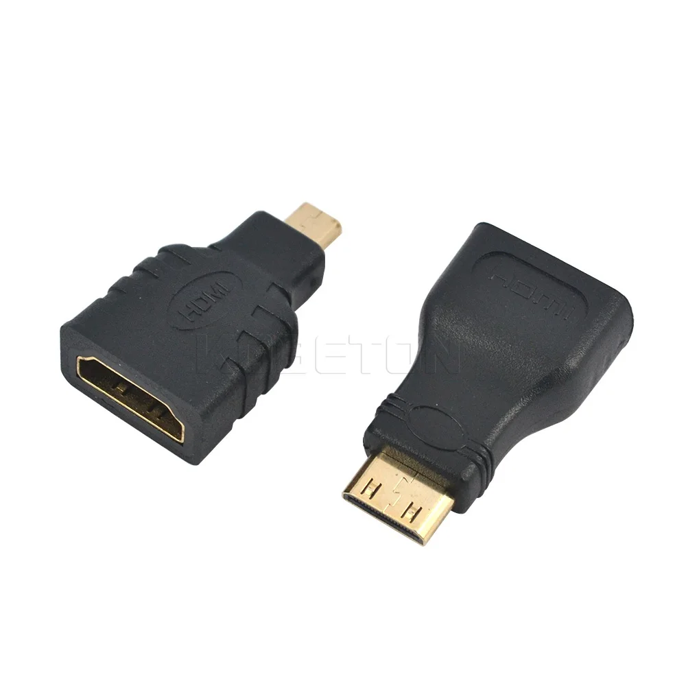 Kebidu 3 в 1 HDMI Mini HDMI Micro HDMI 1.5 м кабель V1.4 Gold адаптер для Xbox 360 PS3 HDTV 1080 P мобильного телефона Камера DV