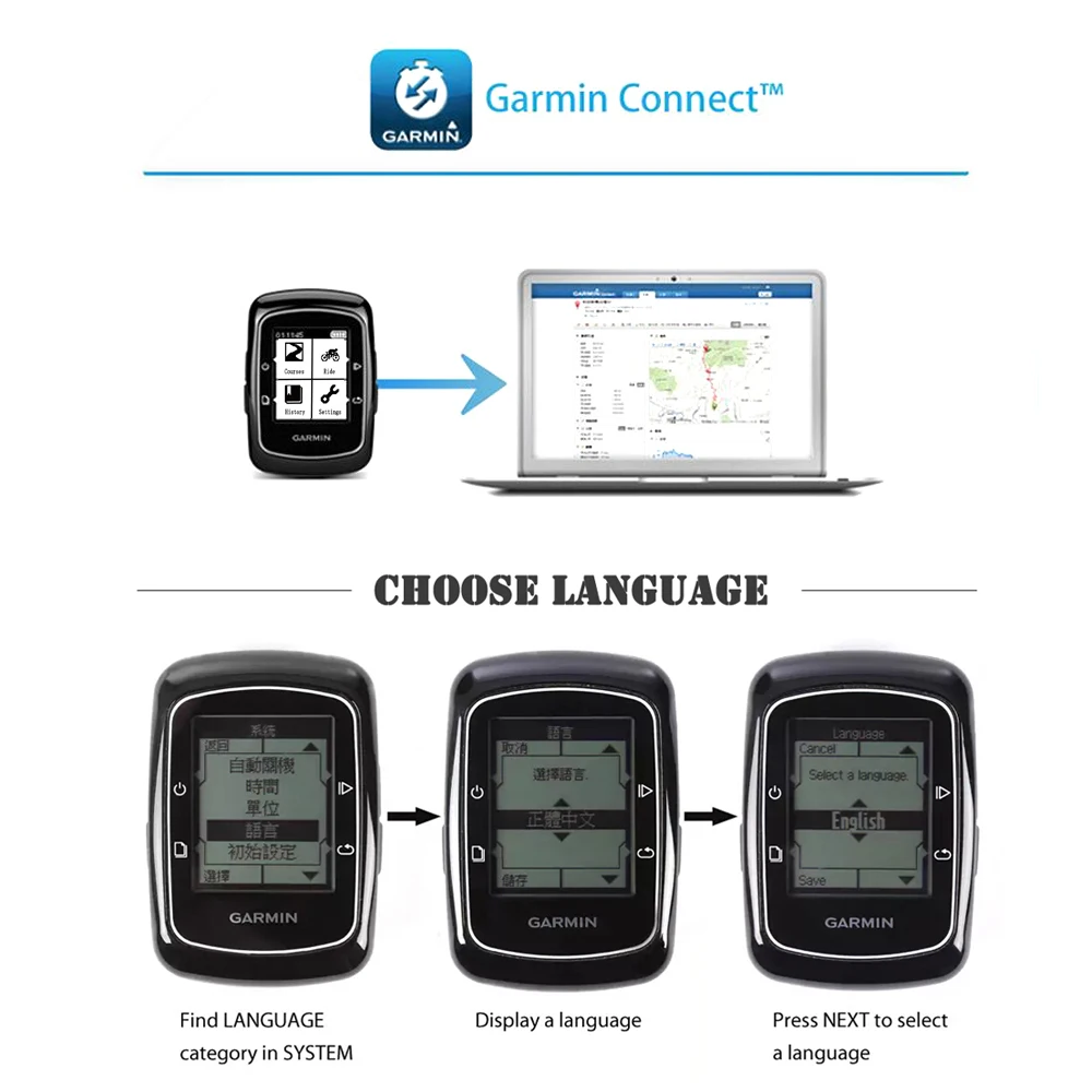  GARMIN 200 GPS Fahrrad Computer Fahrrad Radfahren Computer Geschwindigkeit & Cadence MTB Road Radfa