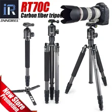 RT70C Carbon Fiber stativ monopod pro profesionální digitální fotoaparát dslr teleobjektiv těžký stojan standode Max. Výška 175cm