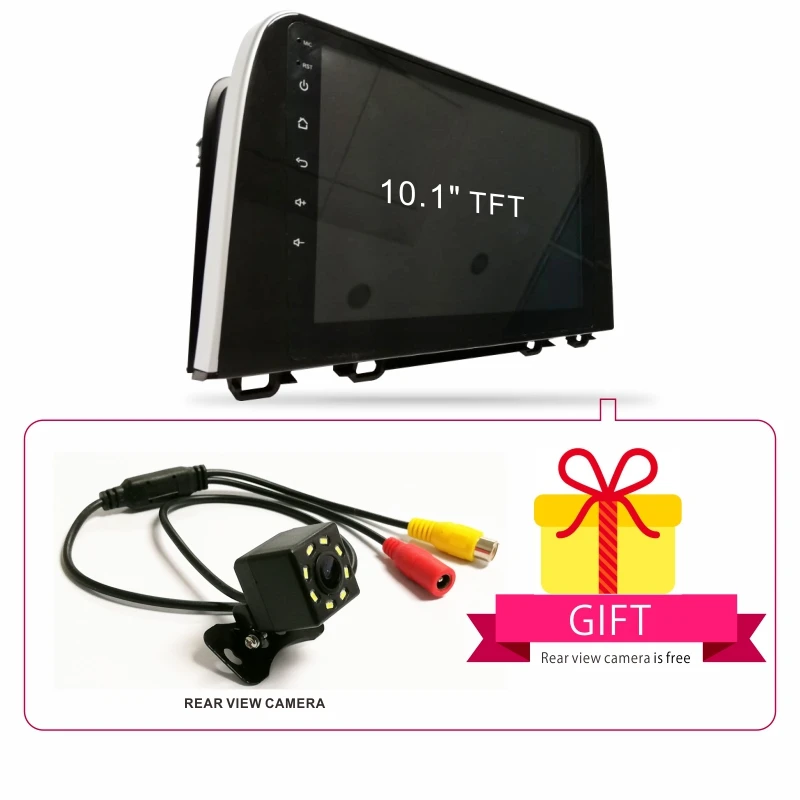 Discount Dinpei Android 9.0 Car Radio Multimedia Player For Honda CRV CR-V 2017 2018 2019 GPS Navigation CarPaly 4G wifi video 5