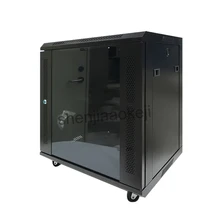 12U настенный шкаф холоднокатаная стальная пластина+ электростатический спрей шкаф настенный шкаф сетевой шкаф 220 В(50 Гц) 1 шт
