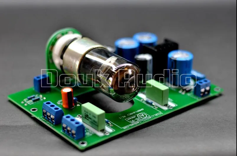 

2016 Lastest Douk Audio Douk Audio 6N8P Vacuum Valve Tube Pre-Amplifier Stereo HiFi Preamp Board Free Shipping