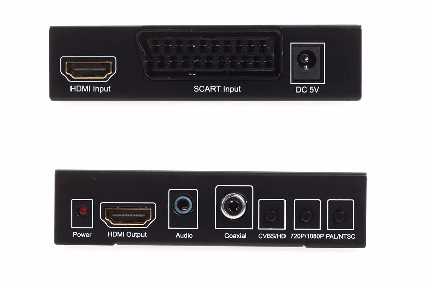 HDMI конвертер Scart HDMI в HDMI видео аудио высококлассный конвертер Scart в HDMI композитный преобразователь AV сигнала адаптер HD приемник