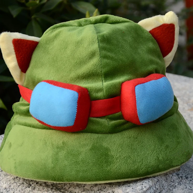 Топ аниме Одна деталь Усопп Teemo логотип Плюшевые Hat шапочка Кепки зимние теплые Косплэй подарок Новая мода