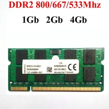 Memoria оперативной памяти DDR2 2Gb 4gb 1Gb DDR2 800 / 800Mhz PC2-6400 DDR2 1G 2G 4G / SODIMM DDR2 настольного RAM- гарантийный срок эксплуатации