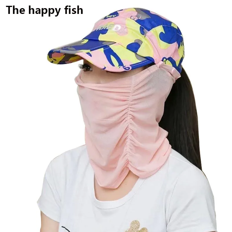 Camouflage blue baseball hat women