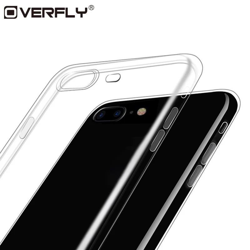 

Overfly Phone Case For iPhone X XR XS Soft Transparent Back Cases for iPhone 6 6s 7 8 Plus Ultra Thin Soft TPU Cases Back Cover