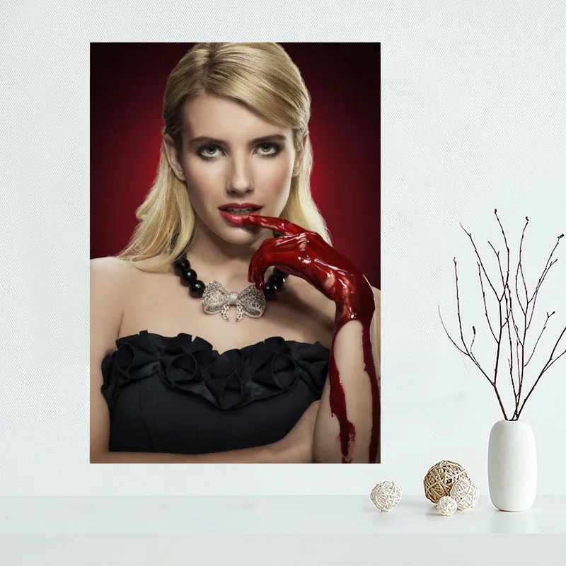 

Nice Custom 02 Emma Roberts Canvas Poster Print painting Art Wall Silk Poster cloth print Fabric Poster