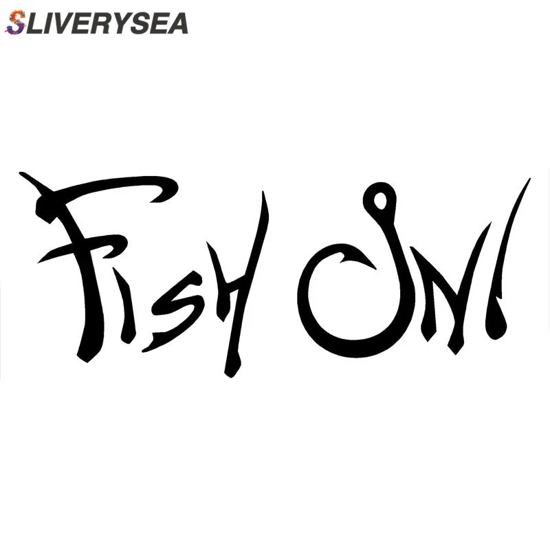 

15.2CM * 6.1CM Fish On The Fishing Boat Hunting Vinyl Car Sticker Vinyl Decal Stickers Car Stickers Accessories Black Sliver
