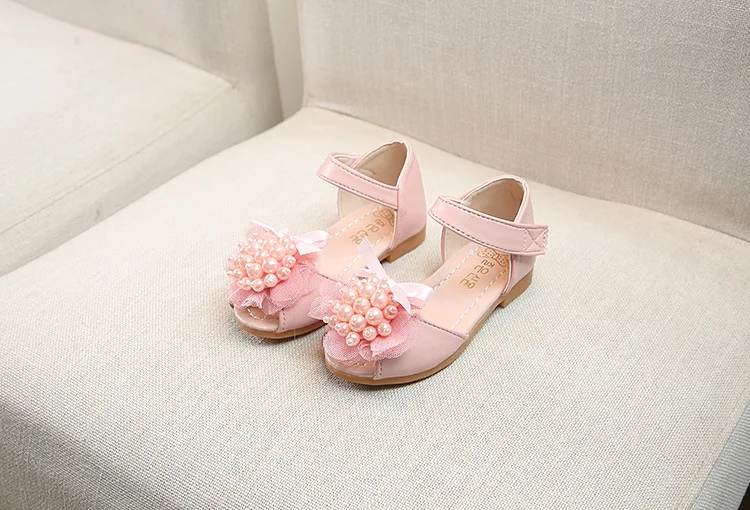 2019 лето новый босоножки для девочки принцессы Корейская версия мода кружева цветок обувь Школьные студенты мягкие-сандалии на платформе