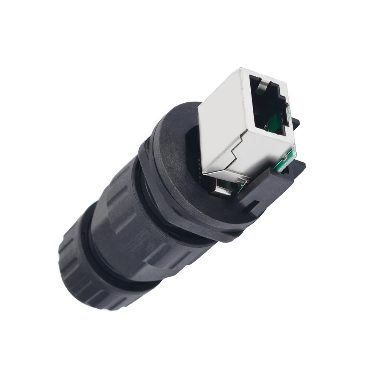 

New RJ45 Interface IP68 Network Waterproof Connector Durable Electrical Connectors 10mm Hole 8 Core For Outdoor AP Box Mayitr