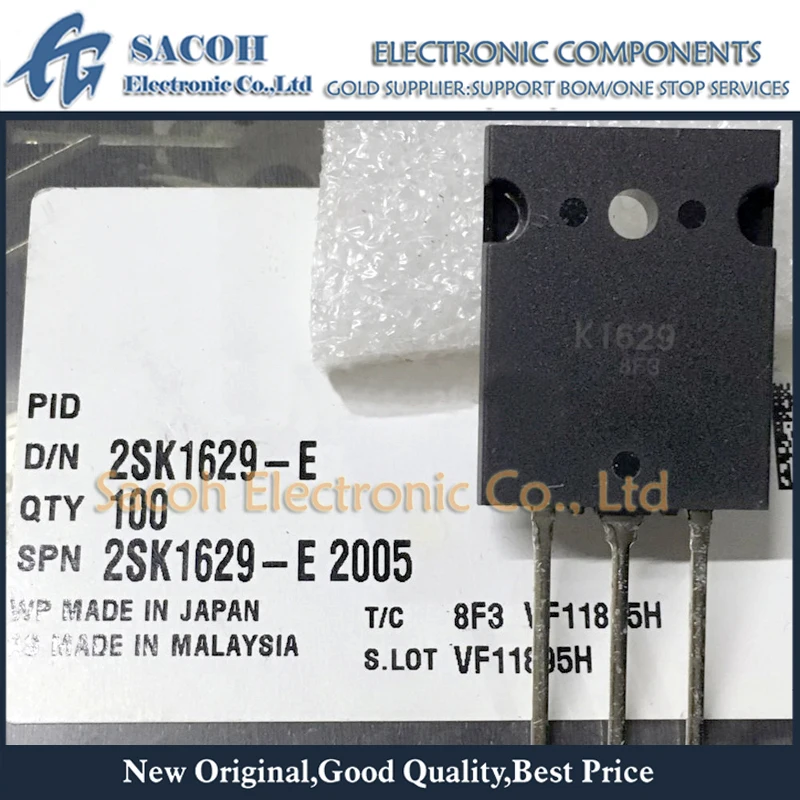 

New Original 5PCS/Lot 2SK1629 K1629 OR 2SK1628 OR 2SK1971 TO-3PL 30A 500V Silicon N-Channel MOSFET