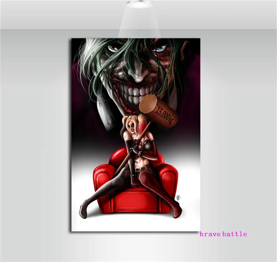 Harley Quinn Et Joker холст картина печать гостиная домашний декор Современное украшение