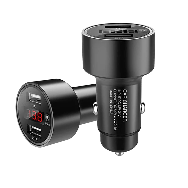 سيارة GPS المقتفي محدد الوقت الحقيقي جهاز تعقب المزدوج USB شاحن سيارة الفولتميتر المدمجة خفيفة الوزن الفضاء توفير المحمولة