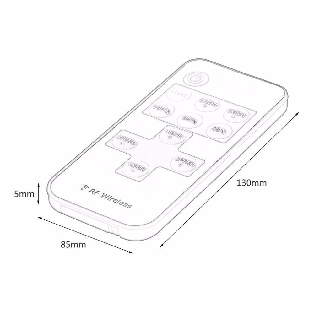 Мини-пульт дистанционного управления RF беспроводной светодиодный диммер диммерные контроллеры для одноцветных гибких лент светильник 5050 3528 5730 5630 3014