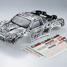 Killerbody 48034 1/10 на дороге масштаба "Краткий курс грузовик монстр закончил тела Shell татуировки graphics(с