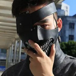 1 шт. Новый Кино Токио вурдалак 2 Kaneki маски Кена ПВХ маска прохладный молния регулируемый косплэй маски для вечерние век Halloween Party реквизит