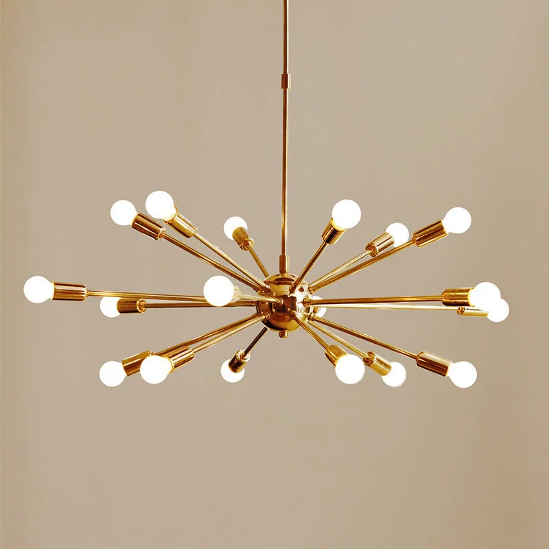 18 ARM MID CENTURY MODERN ATOMIC SPUTNIK BRASS CHANDELIER LIGHT FIXTURE 18 ARM MID CENTURY MODERN ATOMIC SPUTNIK BRASS CHANDELIER LIGHT FIXTURE