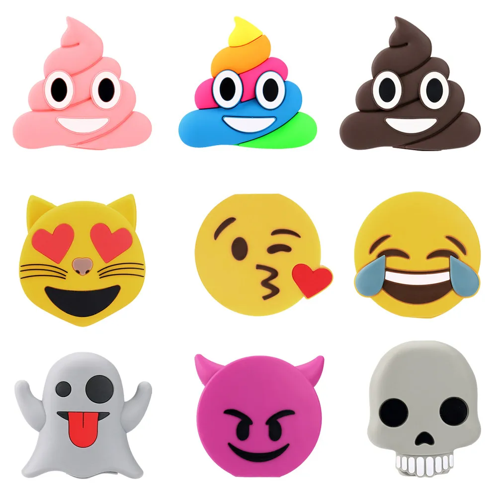 

Cute Cartoon Emoji 8800mAh Portable USB External Battery Charger Power Bank For Cell Phone for Iphone 8 X Fast Charging