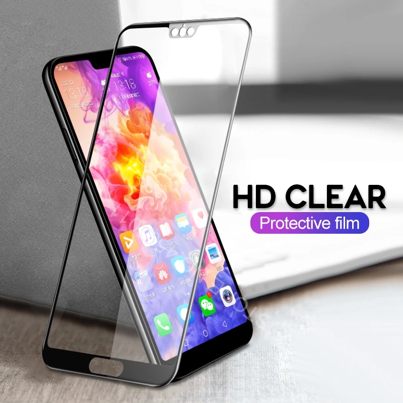 

9H Premium Full Screen Glass For Huawei Y7 Pro Y7 Prime 2019 Y5 Y6 2017 P20 P30 Pro Protective Glass For Huawei Mate 20 10 Lite