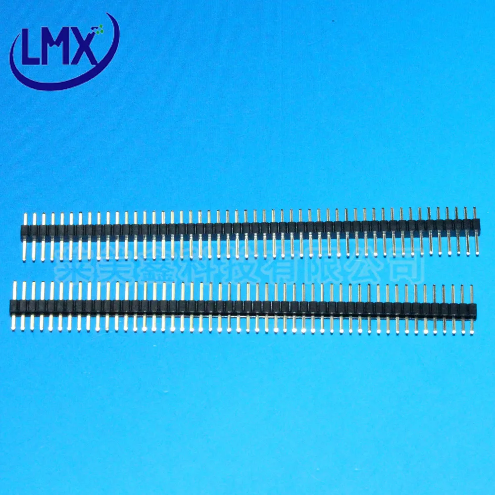 20pcs 1*40p 40pin 1.0mm pitch single row needle straight male pin header | Обустройство дома