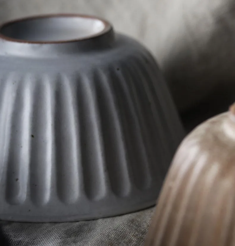 Японский стиль винтажная грубая керамическая посуда ручной работы Ramen миски для фруктов миски для перемешивания салата чаши для завтрака домашний контейнер для еды