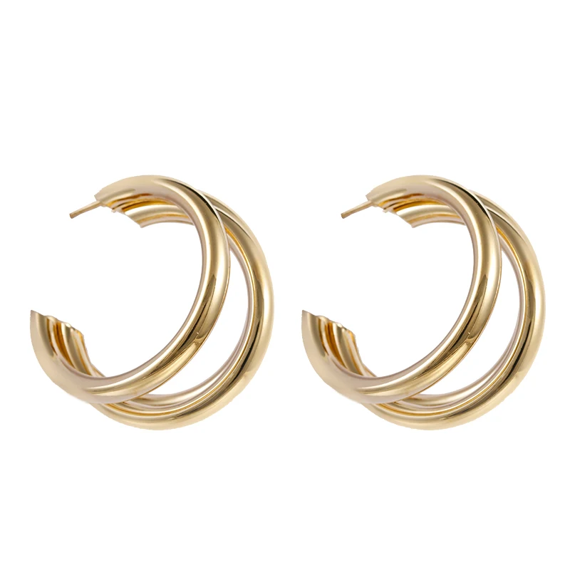 

Flashbuy Vintage Gold Color Drop Earrings For Female Statement Geometric Trendy Edition Earrings Accessories Wedding Jewelry