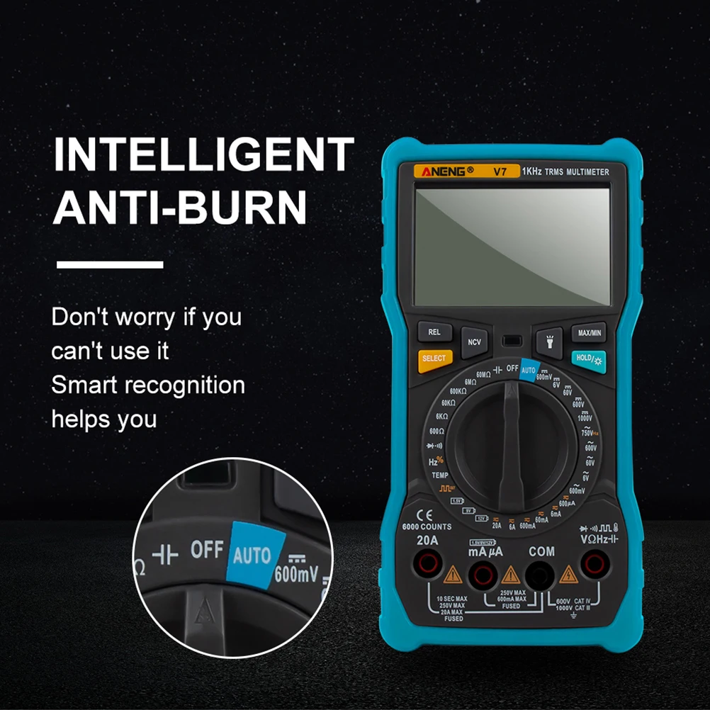 

1PC Digital Multimeter Multi Function Voltmeter BackLight For Measurement Electrician Circuit Installation For Home Use