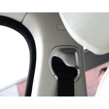 

2pcs ABS Matte Chrome Seat Safety Belt Cover Trim For Jaguar F-Pace X761 2016-2018 Car Styling