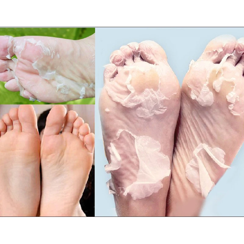 ¡Caliente! 1 paquete de pies de mascarilla calcetines exfoliantes para el cuidado del bebé calcetines de pedicura para eliminar la piel muerta cutículas Suso calcetines para pedicura