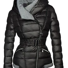 Новинка, женские парки, Женское зимнее пальто, утепленная хлопковая зимняя куртка, женская черная верхняя одежда из искусственного меха, парки для женщин, зимняя