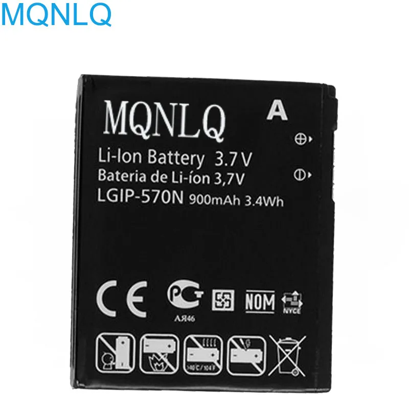 Per Lg Lgip-570N Akku Accu - Lg Bl20 Nuova Batteria Al Cioccolato Gm310 900Mah