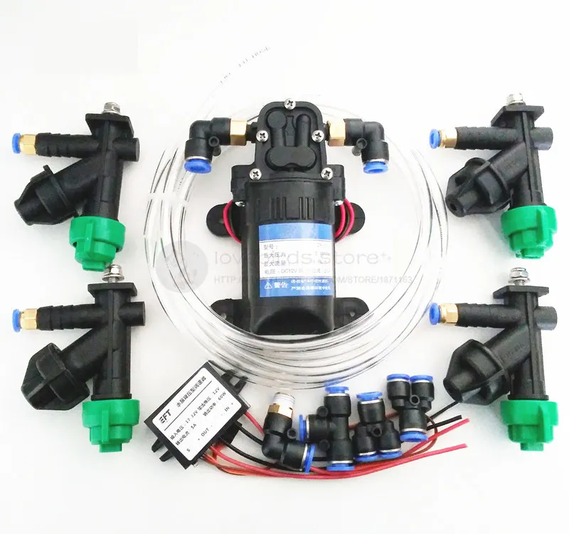 DIY sprayer kit nozzles,Water pump, Pump buck ESC, Adapters, pipes for 5L/10L/16L wing arms Agriculture Spraying Drone