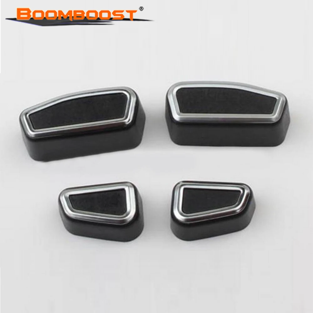 Murah 4 pcs Mobil Interior Stylings BoomBoost Depan Kursi Penyesuaian Beralih Cover untuk 2011 2015 Jeep Grand Cherokee Patriot Chrysler