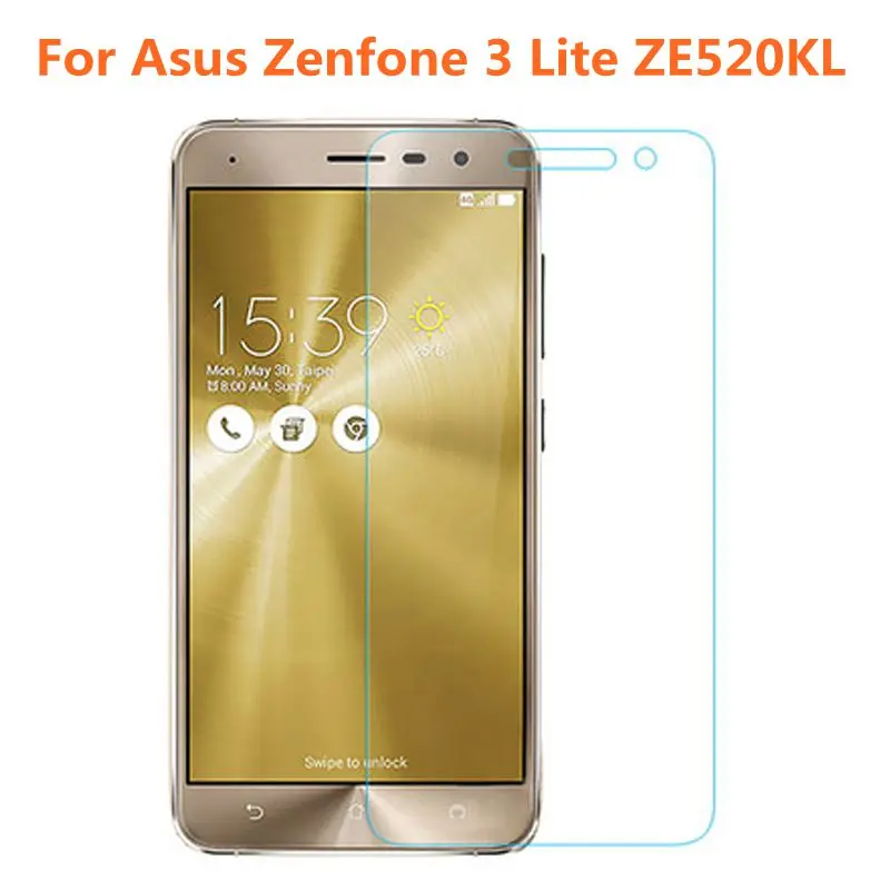 Закаленное стекло 9H для Asus Zenfone 3 Lite оригинальная Взрывозащищенная защитная пленка ZE520KL 5 2 дюйма|screen protector|film
