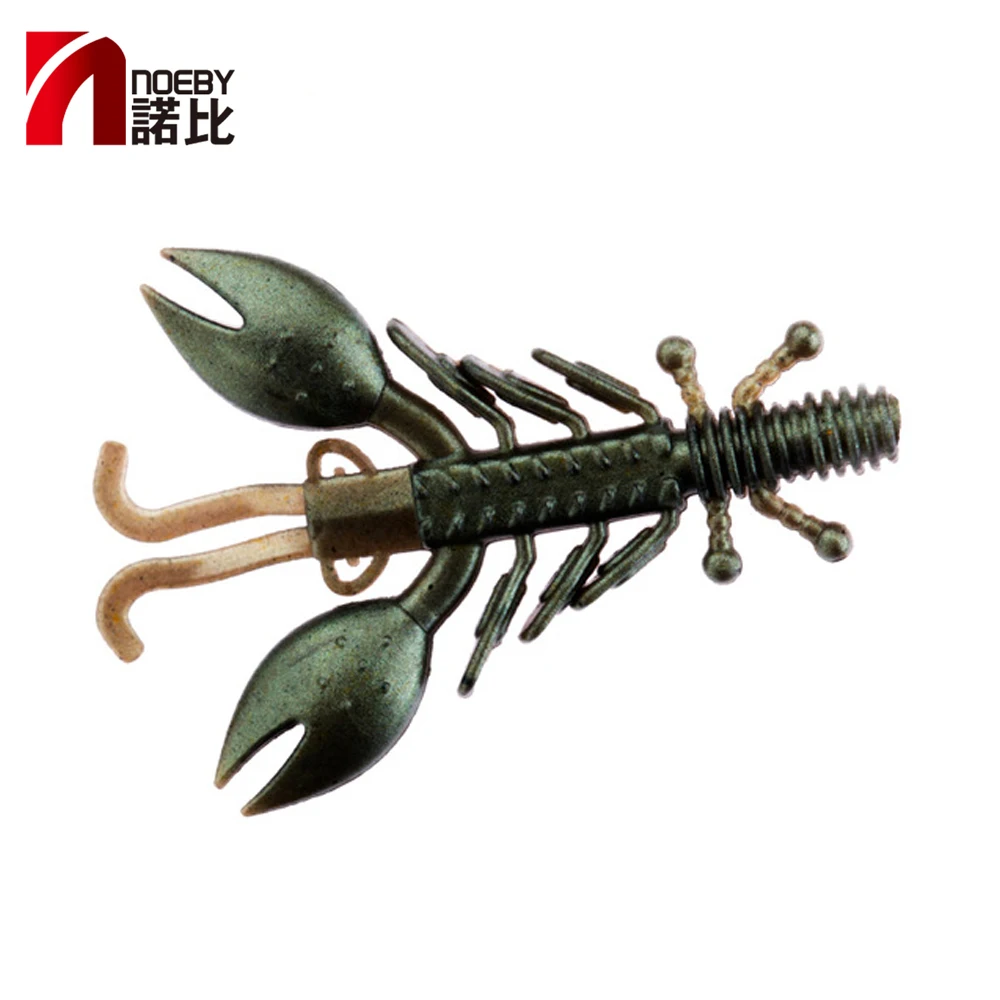 

NOEBY S5484 shrimp smelling soft lure fishing bait isca artificial pike lures 40mm 0.6g for bass trout perch fishing