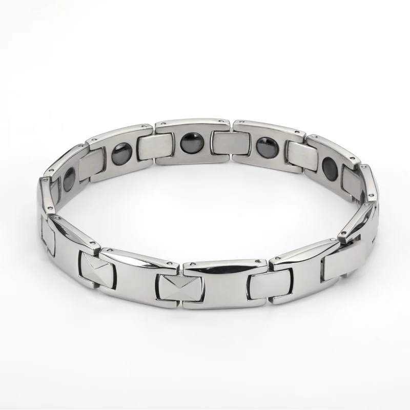 2019 Fashion man Bangles bracelets for men bijoux titanium 316L stainless steel Jewelry charm therapy magnetic bracelet (2)