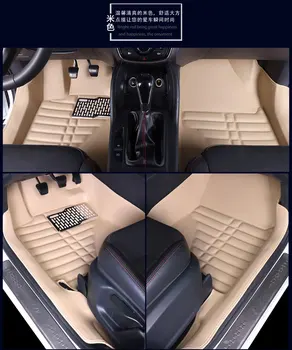 

Myfmat custom foot leather car floor mats for vw Gran Lavida Cross Lavida PHIDEON Teramont EOS free shipping black coffee beige