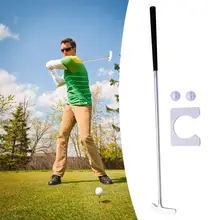 Высокое качество клюшки для гольфа из алюминиевого сплава тренировочная Двухсторонняя Клюшка для левой и правой руки