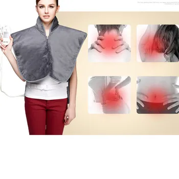 

Electric Heating Vest Far Infrared Physiotherapy Back Support Shoulder Pad Vest Heated Shawl Suitable For Back Pain Relief