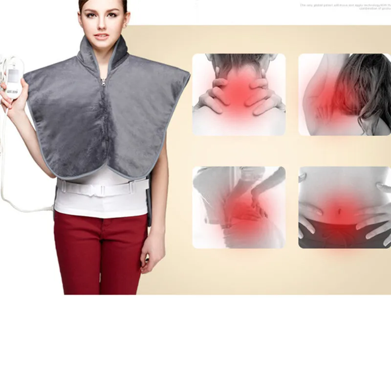 Electric Heating Vest Far Infrared Physiotherapy Back Support Shoulder
