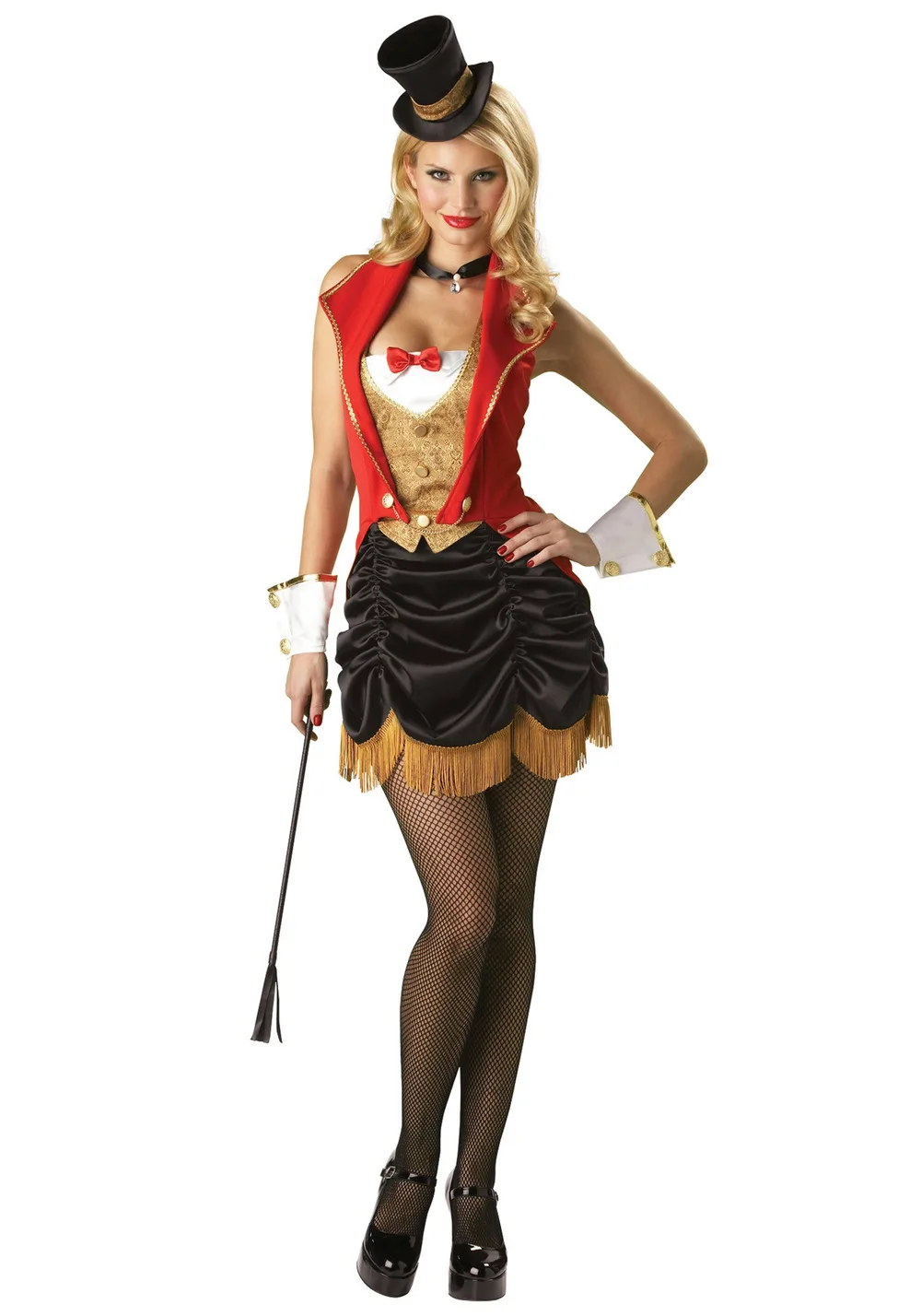 

free shipping party costume zy571 Sexy Ringmaster Lion Tamer New Fancy Dress Costume Ladies size s-2xl