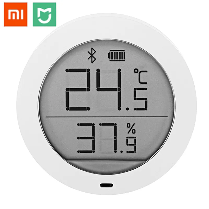 xiaomi mijia temperature and humidity monitoring electronic watch