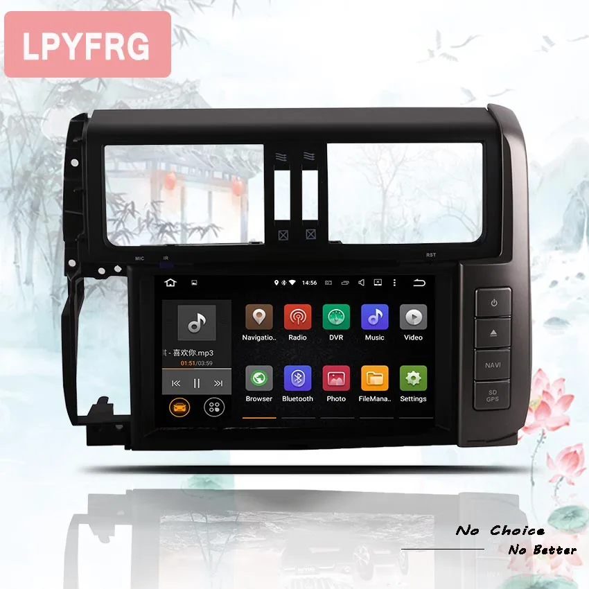 Clearance 4G SIM 4GB RAM Octa core Android 9.0 Car DVD player GPS Radio for Toyota Land cruiser Prado 150 2010 2011 2012 2013 1
