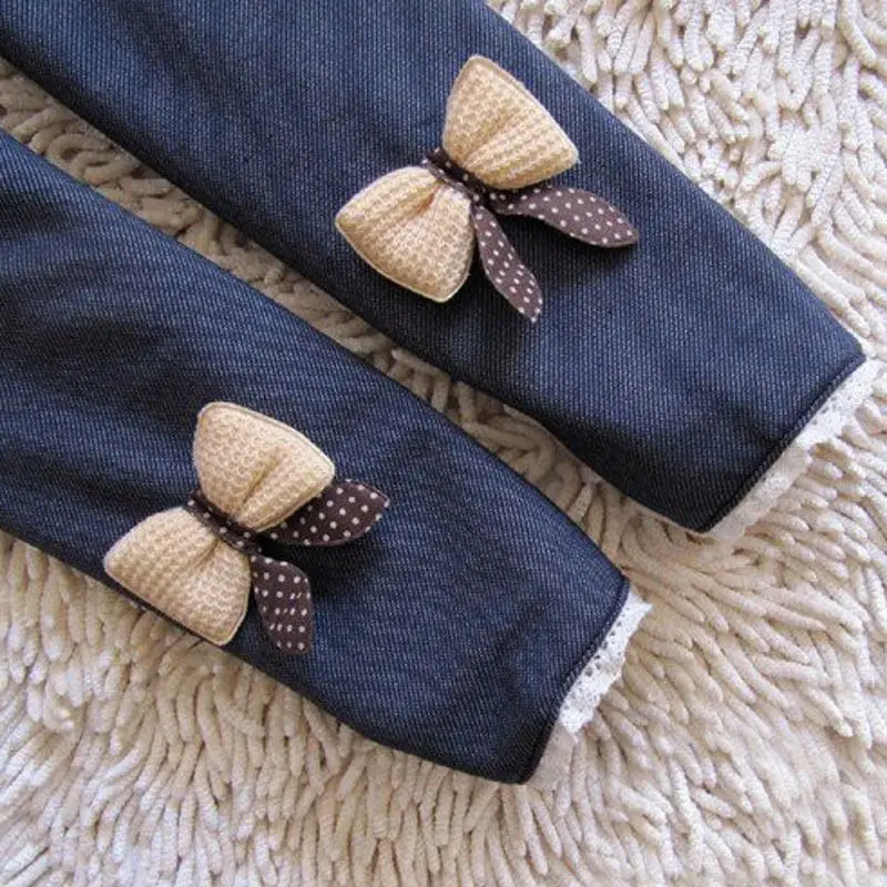 Pudcoco/вельветовые леггинсы с бантом для маленьких девочек модные штаны, осенне-зимние Y2-7