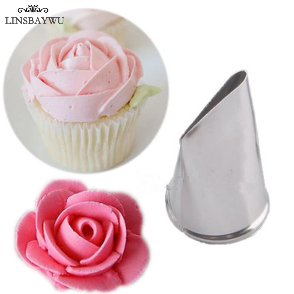

LINSBAYWU Stainless Steel Pastry Nozzle Icing Piping Tips Sugarcraft Fondant Bakeware Baking Pastry Tools Pastry Tips