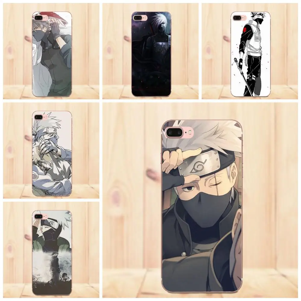 

Naruto Kakashi For HTC 530 626 628 630 816 820 One A9 M7 M8 M9 M10 E9 Plus U11 Moto G G2 G3 G4 G5 Soft Phone Cover Case Coque