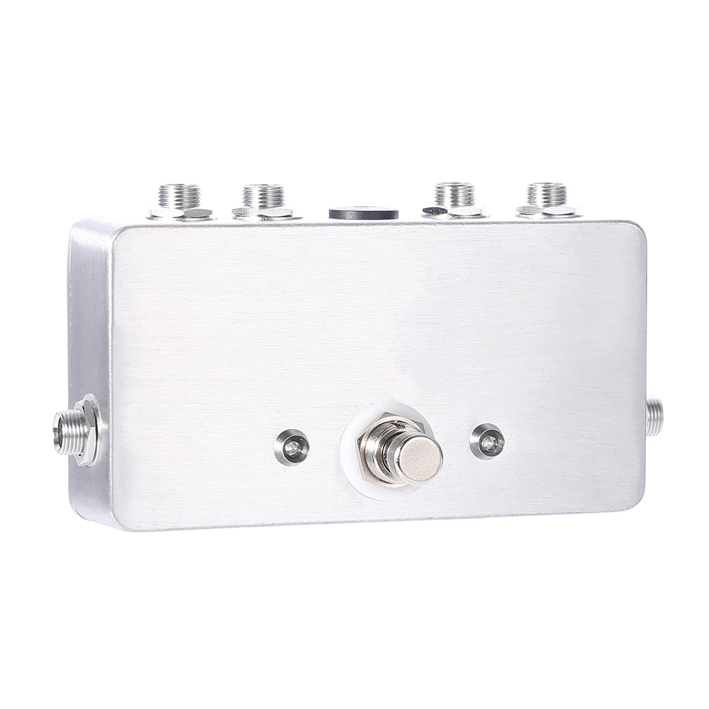 

Foot Switch AB Box Pedal Silver Looper Effect Pedals For Electric Guitar Pedal Parts