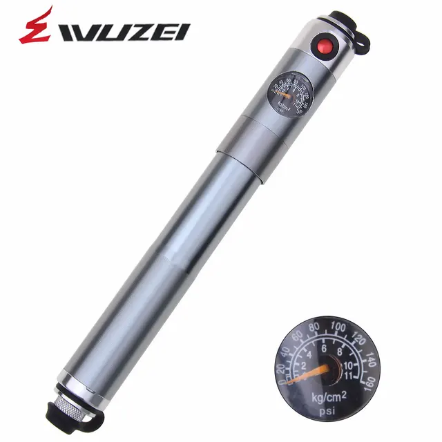 WUZEI 161g Portable Mini Bicycle Pump 160 PSI High Pressure Cycling Hand Air Pump Ball Tire ...